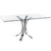 Mesa Comedor Rectangular Cristal Angel Cerda 140x95x75