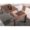 Mesa Comedor Extensible Nogal Angel Cerda 160x100x76