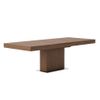 Mesa Comedor Extensible Nogal Angel Cerda 180x100x75