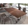 Mesa Comedor Ovalada Barril Madera Nogal Angel Cerdá Ø220 X 110 X 77 Cm. Nogal