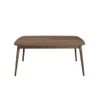 Mesa Comedor Extensible Nogal Angel Cerdá 180/200/260 X 100 X 76 Cm. Nogal