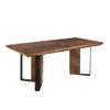 Mesa Comedor En Madera Nogal  200 X 95 X 76 Cm. Nogal