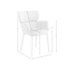 Silla Tela Marrón Jaspeada 4104 Angel Cerdá 58 X 59 X 80