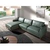 Sofá Chaise Longue Izquierda Piel Verde 6200 Angel Cerdá 295 X 160 X 90