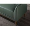 Sofá Chaise Longue Izquierda Piel Verde 6200 Angel Cerdá 295 X 160 X 90