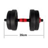 Mancuernas Pesas De Disco 5kg + 5kg 10kg Total Fitness Musculación Gimnasio Pesos Plásticos