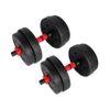 Mancuernas Pesas De Disco 5kg + 5kg 10kg Total Fitness Musculación Gimnasio  Pesos Plásticos con Ofertas en Carrefour