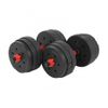 Mancuernas Pesas De Disco 10kg + 10kg 20kg Total Fitness Musculación Gimnasio Pesos Plásticos