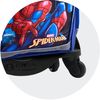 Mochila Primaria Dam Spiderman Doble Compartimento + Carro Con Protección Lateral Y Stoper Frontal, 4 Ruedas Multidireccionales. Color: Azul