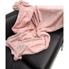 Manta De Franela Para Sofa O Cama  Rosa Claro 210x230