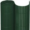 Cañizo Pvc Doble Cara Jardín, Balcón Y Terraza 1.5 X 3 Metros Verde