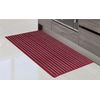 Alfombra Cocina Lavable Antideslizante Base Tpr Color Rojo 33x58cm