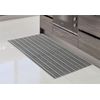 Alfombra Cocina Lavable Antideslizante Base Tpr Color Gris 57x140cm