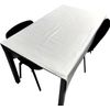 Protector De Mesa Antimanchas Lavable Resistente 140x250 Cm Blanco