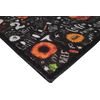 Alfombra Cocina Lavable Antideslizante Base Tpr Fast Food 57x140cm