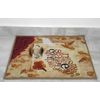 Alfombra Cocina Lavable Antideslizante Base Tpr Letras Beige 57x140cm