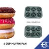 Euroxanty Molde Para Donut | Molde De Acero Antiadherente | Bandeja Para Hornear | Molde Para Hacer Rosquillas Y Donas | 6 Cavidades | 1 Molde De 6 Donuts