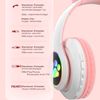 Auriculares Bluetooth Gato Luces Rgb | Cascos Inalámbrico Bluetooth | Auriculares Inalámbricos | Auricular Bluetooth