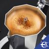 Euroxanty Cafetera Italiana | Cafetera De Diseño Clásico | Válvula De Seguridad | Filtro De Silicona Desmontable | Mango Resistente | Diferentes Tamaños | 12 Tazas