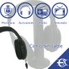 Cascos Inalámbricos | Auriculares Con Soporte | Radio Integrada | Con O Sin Cables | Cómodos Y Ajustables | Auriculares De Diadema | Color Negro |