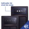 Euroxanty Cargador Solar Portátil | Batería Externa De Carga Rápida De 10000 Mah | Power Bank | Batería Externa Solar | Cable Compatible Con Tipo C