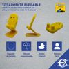 Euroxanty Soporte Para Smartphones | Multiángulo | Soporte Plegable De Bolsillo | Diseño Original De Animales | Funda Desmontable De Silicona | Pollito Amarillo