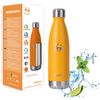 Botella Térmica Acero Inoxidable Worpin - Termo 500 Ml. Naranja