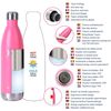 Botella Térmica Acero Inoxidable Worpin - Termo 750 Ml. Rosa