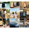 Eco&essentials - Mochila De Viaje Cabina Avion 40x20x25 Trotamundos - Materiales Reciclados 100%