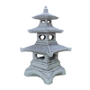 Pagoda Farol Oriental 85cm. Piedra Artificial. Gris