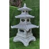 Pagoda Farol Oriental 85cm. Piedra Artificial. Gris