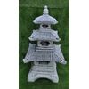 Pagoda Farol Oriental 85cm. Piedra Artificial. Gris