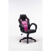 Silla Gaming Valencia|varios Colores|tapizado Piel Sintética|reclinable (color: Rosa)