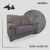 Sofa Marcos (color: Moka - Plazas Sofás: 2 Plazas)