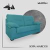 Sofa Marcos (color: Azul - Plazas Sofás: 3 Plazas)