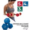 Kit De Mancuernas De Neopreno Wueps De 3kg., 4kg. Y 5kg.