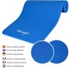 Yoga Mat / Esterilla De Yoga Grosor 10mm Azul