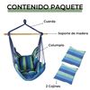 Hamaca Columpio Para Exterior De Algodón 130x100 - Magic Select, Azul