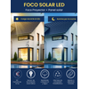 Foco Proyector  50w 72 Led Con Panel Solar Y Mando Magic Select