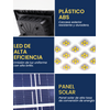 Foco Proyector  200w 200 Led Con Panel Solar Y Mando Magic Select