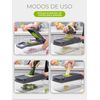 Cortador De Verduras Con Mandolina Y Escurridor Magic Select, Blanco