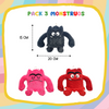 Peluches Monstruo De Emociones. Juego Educativo De Aprendizaje.