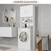 Mueble Organizador Lavadora. Estantería Superior Para Lavadora O Wc.