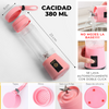 Licuadora Portátil 380 Ml Recargable Por Usb.