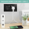 Enchufe Pared Con 2 Puertos Usb Tm Electron Magenta con Ofertas en  Carrefour