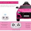 Coche Eléctrico Para Niños +3 Años Audi Rs Q8 Batería 6v Rosa Homcom