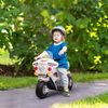 Moto Eléctrica Para Niños De 18-36 Meses Batería 6v Blanco Homcom