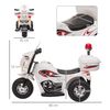 Moto Eléctrica Para Niños De 18-36 Meses Batería 6v Blanco Homcom