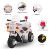 Moto Eléctrica Para Niños De 18-36 Meses Batería 6v Blanco Homcom