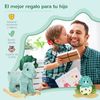 Caballito Balancín Para Niños Dinosaurio Con Sonidos Verde Homcom